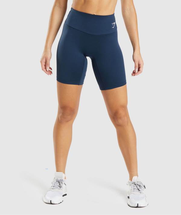 Damske Šortky Gymshark Training Cycling Námornícka Modrá | PA0123896